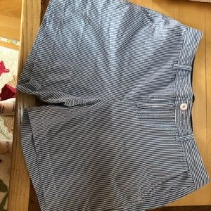 Striped outdoor boating shorts